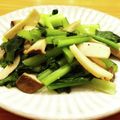 かなりんココりん's cooksnap of when they made 【副菜】小松菜とエリンギのガーリック炒め.