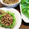 はな➰はな's cooksnap of when they made 冷やしピーマンの肉味噌乗せ.