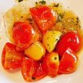 Mitchy153's cooksnap of when they made かじきのソテー　ミニトマトソース.