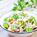 Satoco❋'s cooksnap of when they made アボカドと豚肉の簡単カフェ風♡丼.