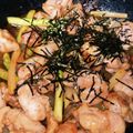 まきを。's cooksnap of when they made 鶏もも肉とアスパラの和風バター醬油炒め.