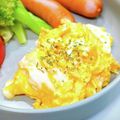 Satoco❋'s cooksnap of when they made クリームチーズの消費にスクランブルエッグ.