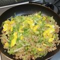 おくみの's cooksnap of when they made シーチキンのレタスチャーハン.