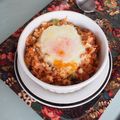 バカリャウ's cooksnap of when they made 簡単ランチ＊巣ごもり卵のケチャップライス.