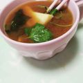ぱふ's cooksnap of when they made 夫の好きな竹の子のお味噌汁.