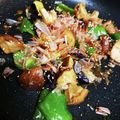 HAL☆mama's cooksnap of when they made 簡単！なすとピーマンの醤油麹炒め.
