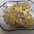 きらり流れ星's cooksnap of when they made 揚げ物お惣菜の卵とじ.