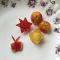 Ruriluru's cooksnap of when they made お弁当の飾りに！トマトの飾り切り.