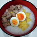 クック3N0VKO☆'s cooksnap of when they made さつまいものお粥(残りご飯).