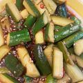 クックGWI61G☆'s cooksnap of when they made キュウリともずくのピリ辛中華風☆.