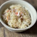 モ〜リ〜's cooksnap of when they made 冷凍かにの炊き込みご飯.