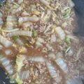 ちゃむ☆♬04's cooksnap of when they made 焼肉の生だれで作る白菜大量消費あんかけ丼.
