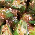 apママ's cooksnap of when they made オクラのごま和え.