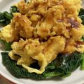 chocoraママ's cooksnap of when they made ほうれん草のとろーり卵のせ.