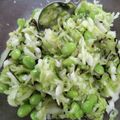 クック888T6D☆'s cooksnap of when they made 枝豆とキャベツのサラダ.