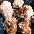 ふか谷's cooksnap of when they made 簡単バレンタイン❤板チョコでスノーボール.