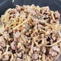 マメ柴's cooksnap of when they made えのきと豚ひき肉のそぼろ丼.