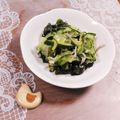 クックHG9V8Y☆'s cooksnap of when they made すり胡麻入り＊胡瓜とワカメの酢味噌和え.
