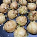 はる大ハム♡'s cooksnap of when they made 米粉たこ焼き.