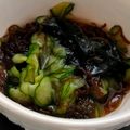 ミロにゃん's cooksnap of when they made もずくとわかめときゅうりの簡単酢の物.