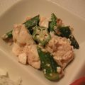 berry_a's cooksnap of when they made 厚揚げとおくらの胡麻和え♪.