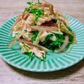 のんべぇヒロ's cooksnap of when they made 茗荷と大葉の豚しゃぶサラダ.