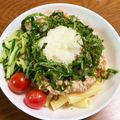 ゆみしゅー's cooksnap of when they made 豚しゃぶごま和風パスタ.