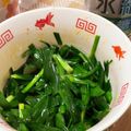 クック1U8A8H☆'s cooksnap of when they made レンチンかんたん！ニラのお浸し.