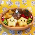 hime's cooksnap of when they made 幼稚園年長　お星様お弁当.