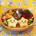 hime's cooksnap of when they made 幼稚園年長　お星様お弁当.