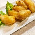 MizuhoBank's cooksnap of when they made 桃の天ぷら.