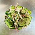 azbjbn's cooksnap of when they made みょうがときゅうりのナムル.