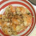 my記録's cooksnap of when they made ガーリックシュリンプ.