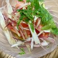 ＋SUN3's cooksnap of when they made 大葉みょうがのせ！トマトサラダ.