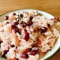 あっちゃんキッチン♪'s cooksnap of when they made 圧力鍋で簡単赤飯（30分以内で完成）.