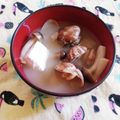 ﾁｲﾁｬﾝﾏﾏ's cooksnap of when they made あさり、豆腐、エノキのお味噌汁.