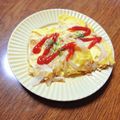 もふもふクロさん's cooksnap of when they made ツナと玉葱のオープンオムレツ♡☆.