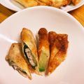☆あさ's cooksnap of when they made フライパンでズッキーニとチーズの春巻き.