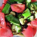 ５頭身's cooksnap of when they made トマトと叩きキュウリの塩昆布和え.