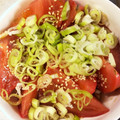 ☆ayami☆26's cooksnap of when they made 簡単トマトとネギの副菜.