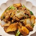 ♪ゆかたん♡'s cooksnap of when they made ポンの豚バラ白菜のこってり味噌炒め.