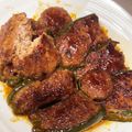 ぢゅまやん's cooksnap of when they made 肉とピーマンが剥がれない！肉詰めピーマン.