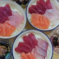 2児ママみきてぃ's cooksnap of when they made お刺身の切り落としで海鮮丼.