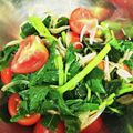 ☆みきりん★'s cooksnap of when they made 簡単！モロヘイヤとトマトのサラダ.