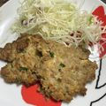 s06007's cooksnap of when they made 合挽肉と豆腐で作るニラつくね.