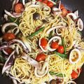 みーっちゃーーん's cooksnap of when they made 簡単！ヤリイカのバター醤油スパゲティ.