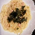 クックM7FFIV☆'s cooksnap of when they made うまうま濃厚、めんたいクリームパスタ。.