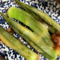 手抜きクック's cooksnap of when they made オクラのカリカリとろーりチーズ焼き.