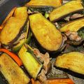 食べるの大好き♪♪'s cooksnap of when they made 茄子の豚 大葉 ニンニクはさみ焼き.