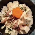 プルンバゴ's cooksnap of when they made 豆腐とご飯で丼！ズボラ飯.